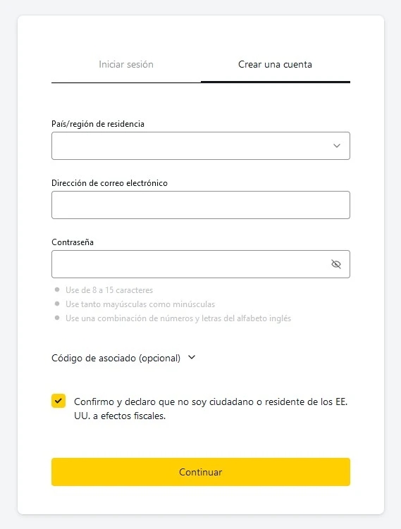 Requisitos para los documentos de verificación