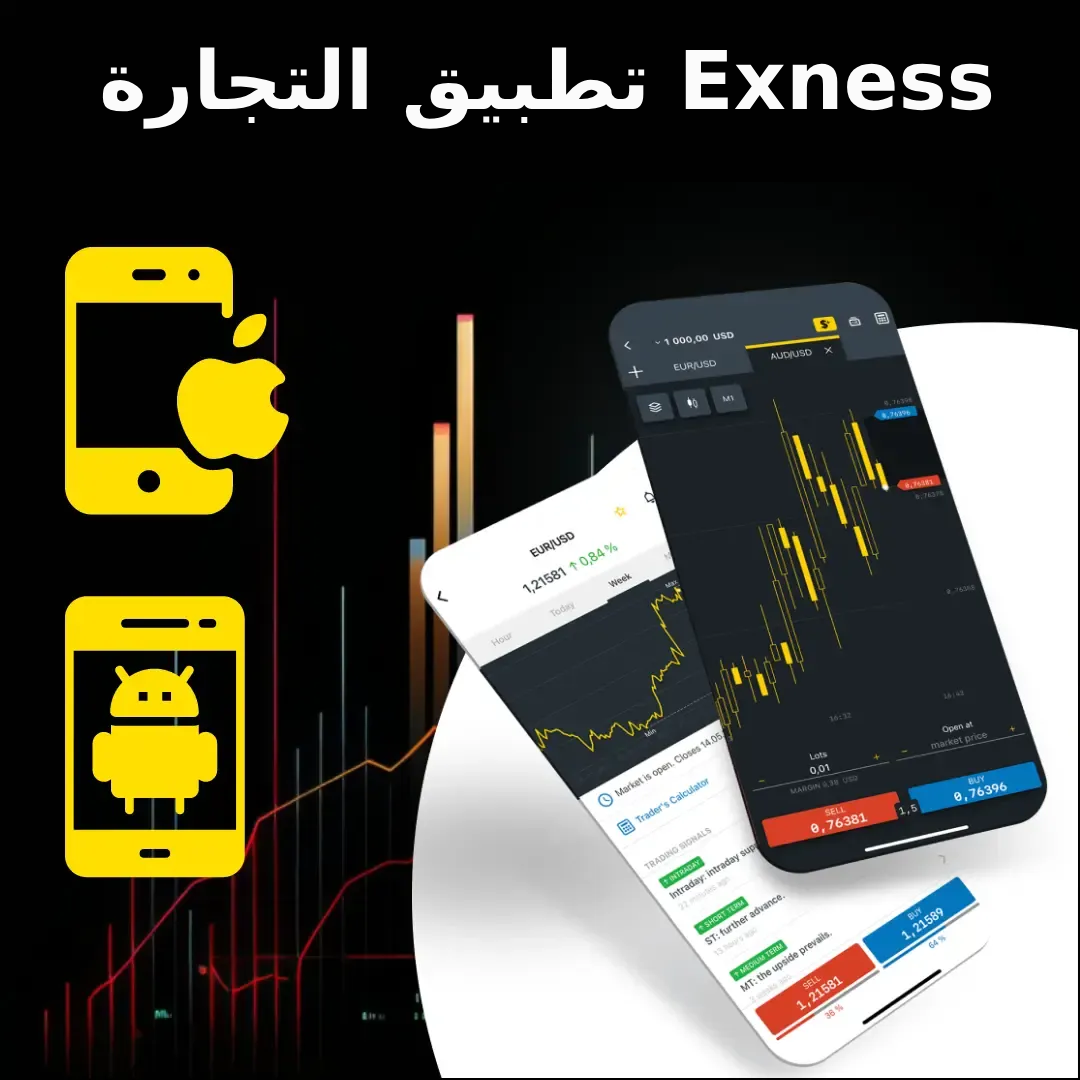 استكشاف تطبيق Exness Trade