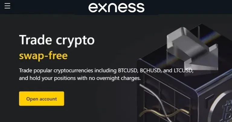 Trading Crypto with Exness.