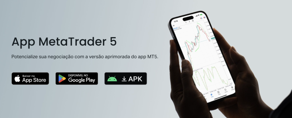 Baixando o aplicativo Exness MetaTrader 5