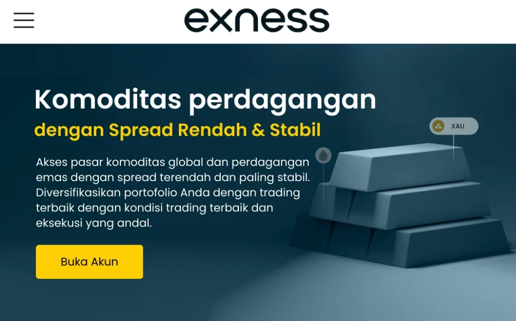 Perdagangan Komoditas Online dengan Exness