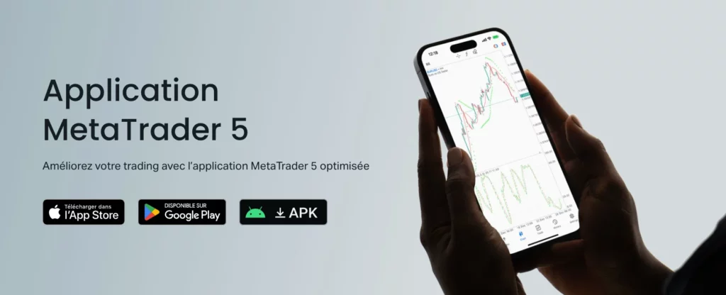 Téléchargement de l'application Exness MetaTrader 5